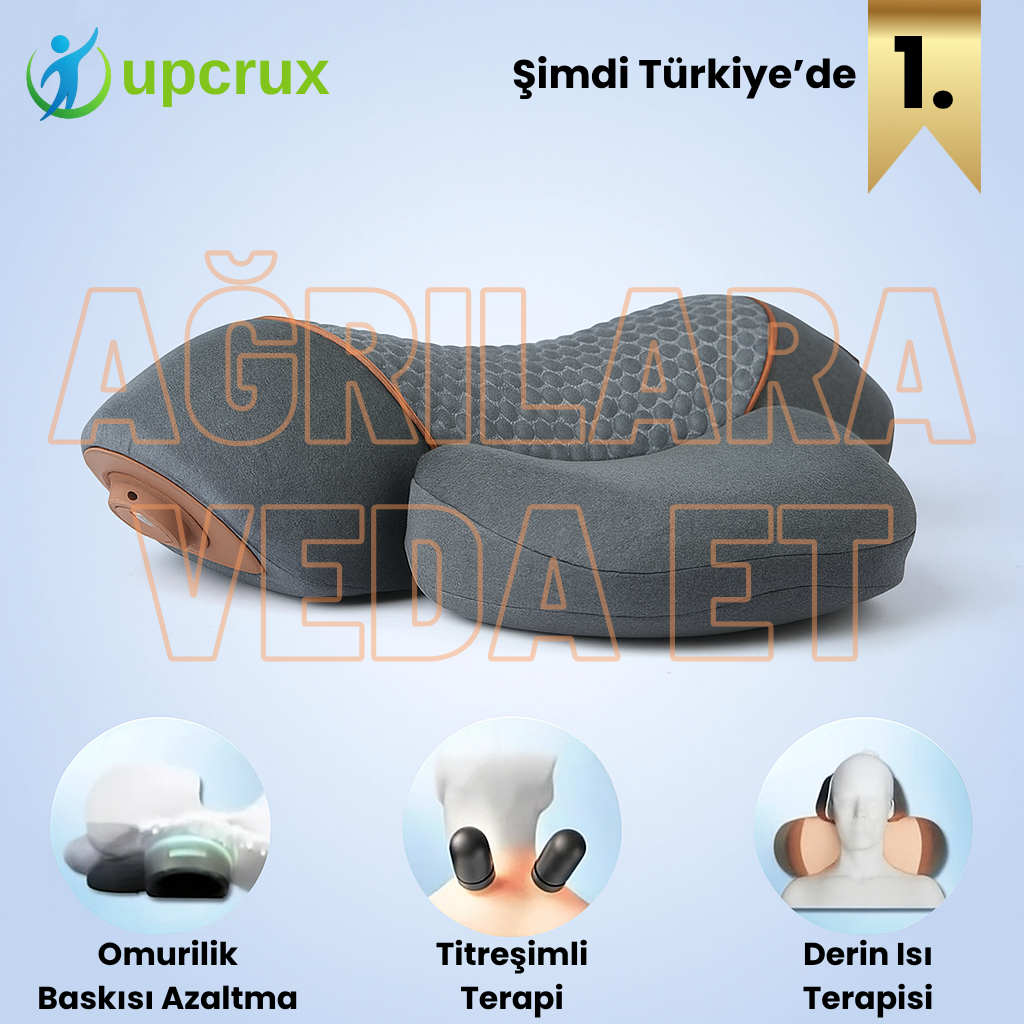 Upcrux Cosseal® Boyun ve Omuz Masaj Aleti - Ağrılara Veda Et