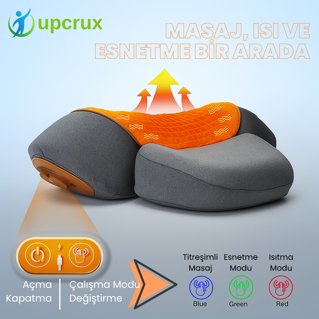 Upcrux Cosseal® Boyun ve Omuz Masaj Aleti - Ağrılara Veda Et