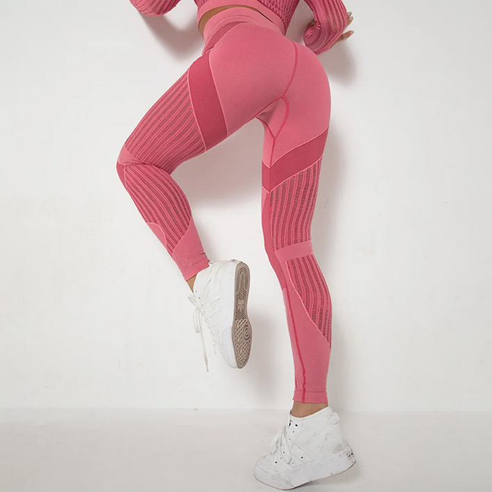 Yüksek Bel Dikişsiz Yoga Taytı