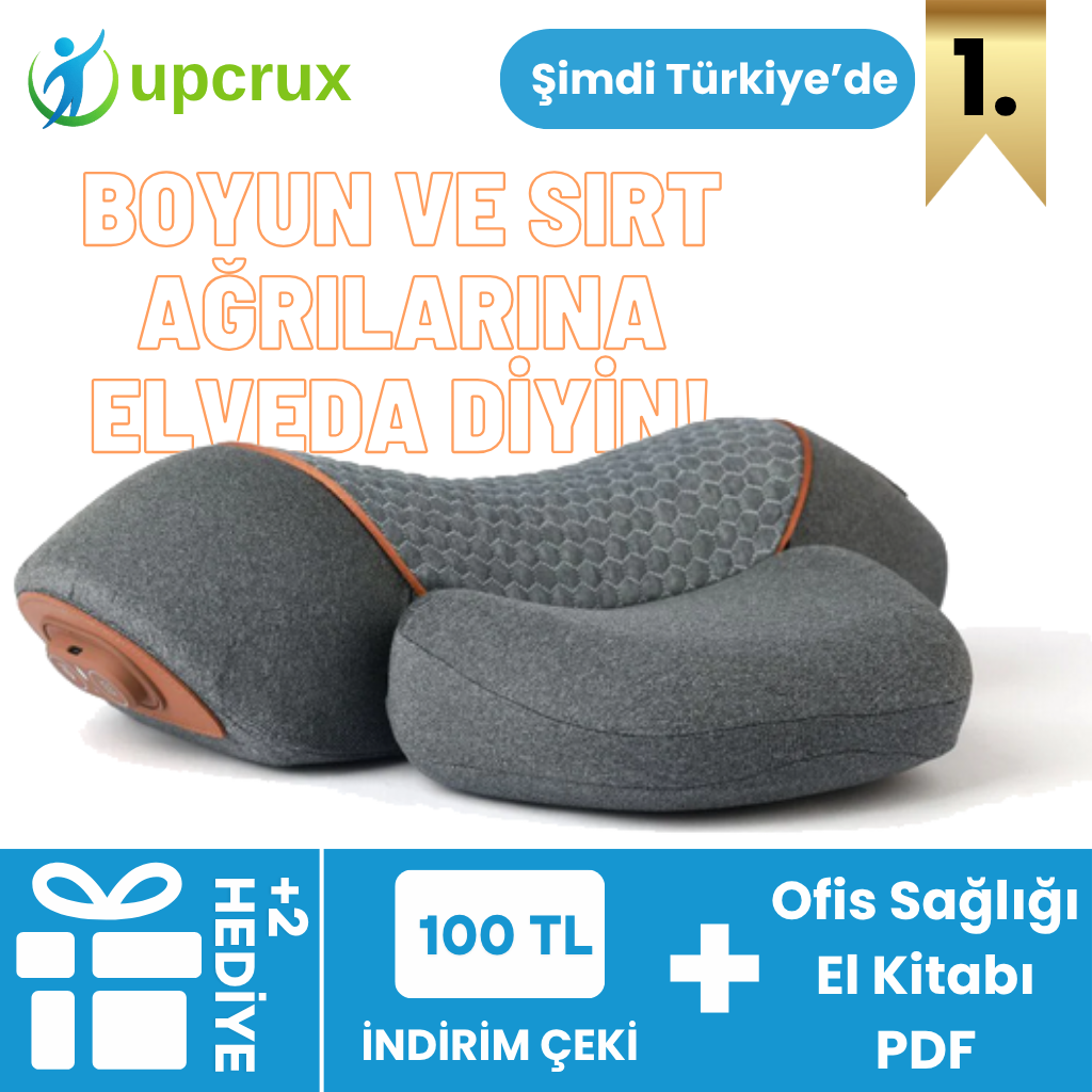Upcrux Cosseal® Boyun ve Omuz Masaj Aleti - Ağrılara Veda Et